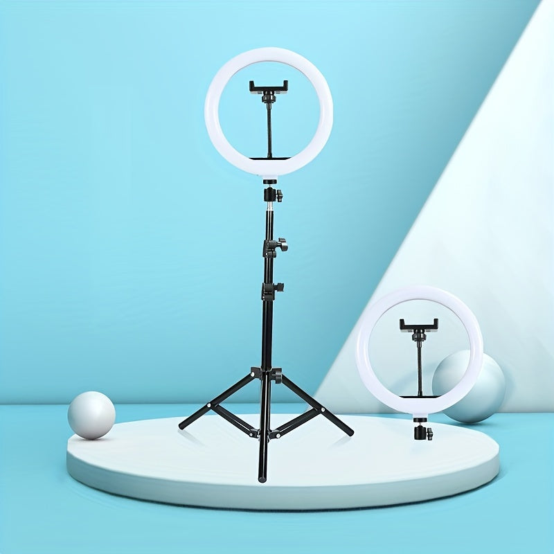 LED Ring Light With Adjustable Tripod Stand For Photography And Live Streaming