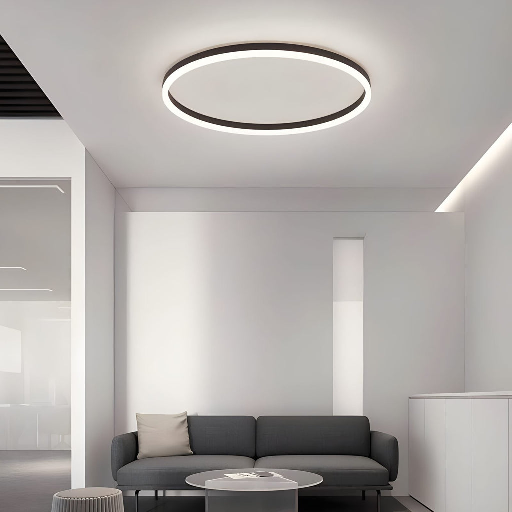 Nordic Circular LED Ceiling Light For Bedroom Decor