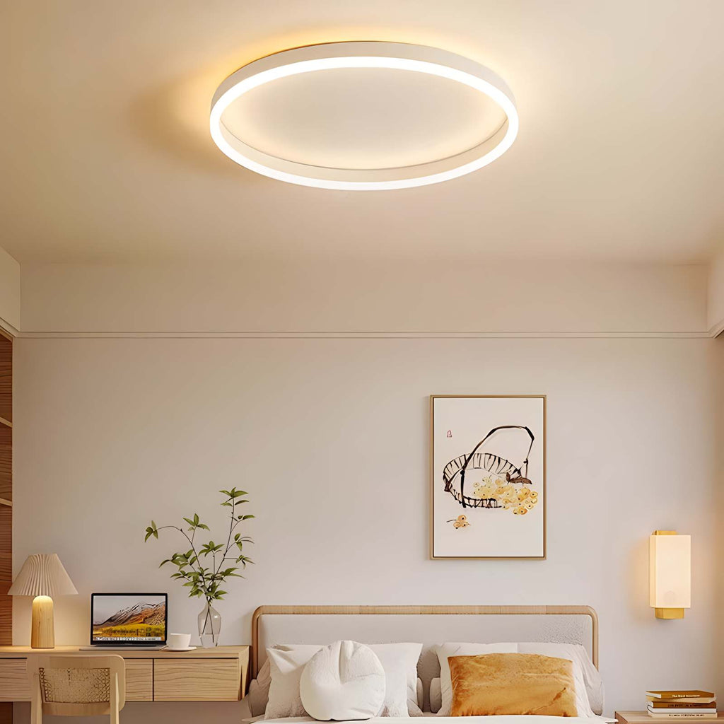 Nordic Circular LED Ceiling Light For Bedroom Decor
