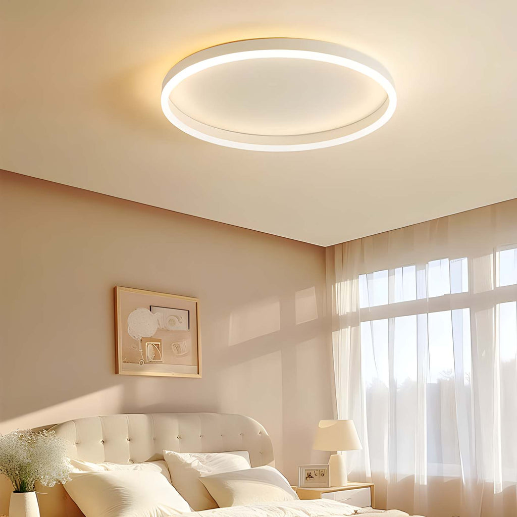Nordic Circular LED Ceiling Light For Bedroom Decor