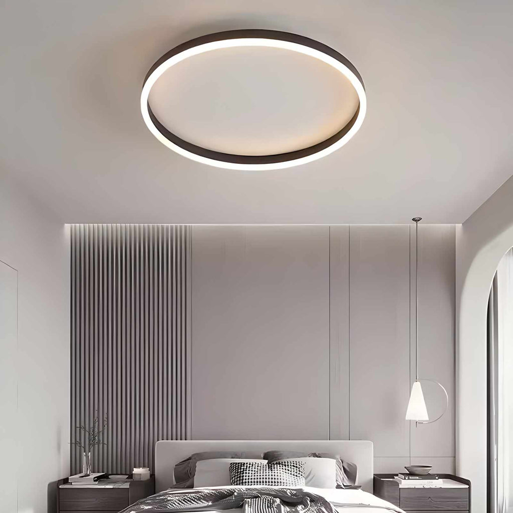 Nordic Circular LED Ceiling Light For Bedroom Decor