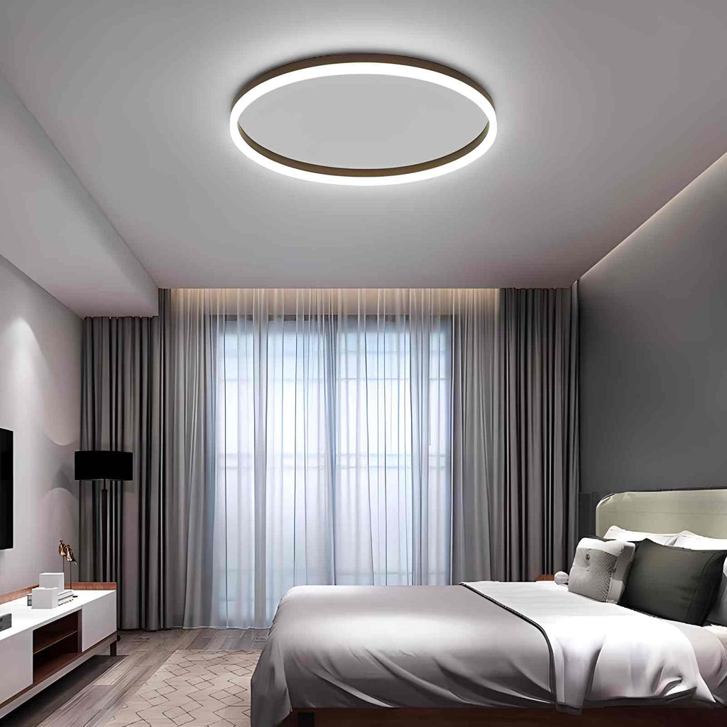Nordic Circular LED Ceiling Light For Bedroom Decor
