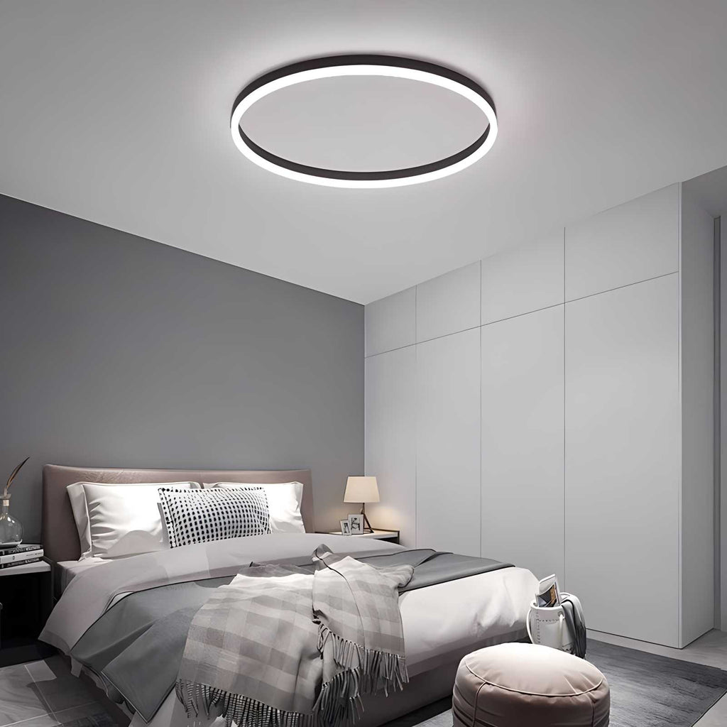 Nordic Circular LED Ceiling Light For Bedroom Decor
