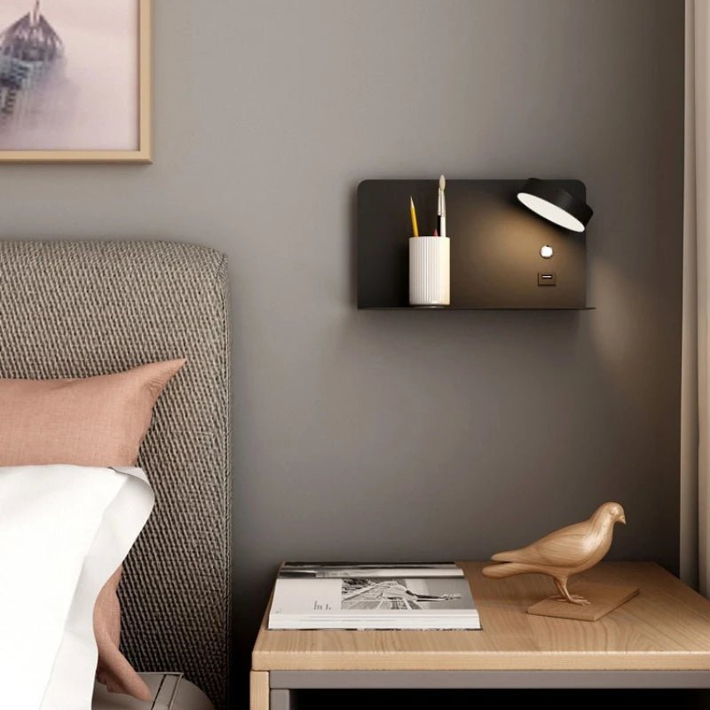 AuraLinx USB LED Wall Lamp For Home Ambience With Three Color Options