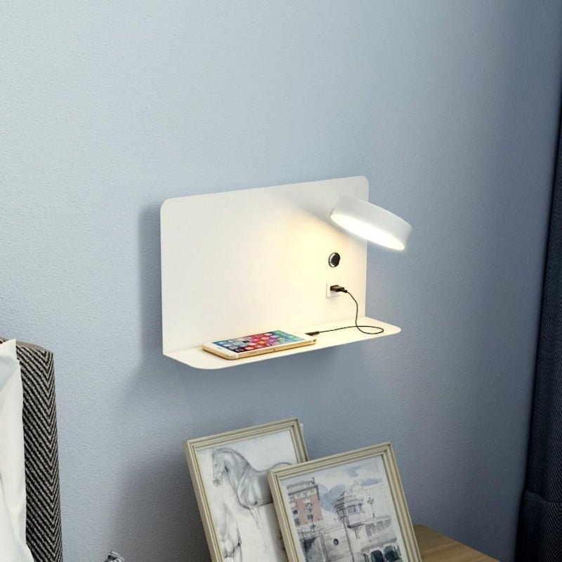 AuraLinx USB LED Wall Lamp For Home Ambience With Three Color Options