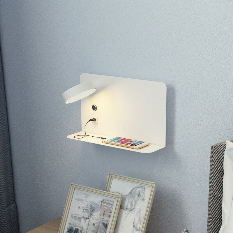 AuraLinx USB LED Wall Lamp For Home Ambience With Three Color Options