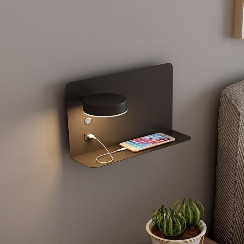 AuraLinx USB LED Wall Lamp For Home Ambience With Three Color Options