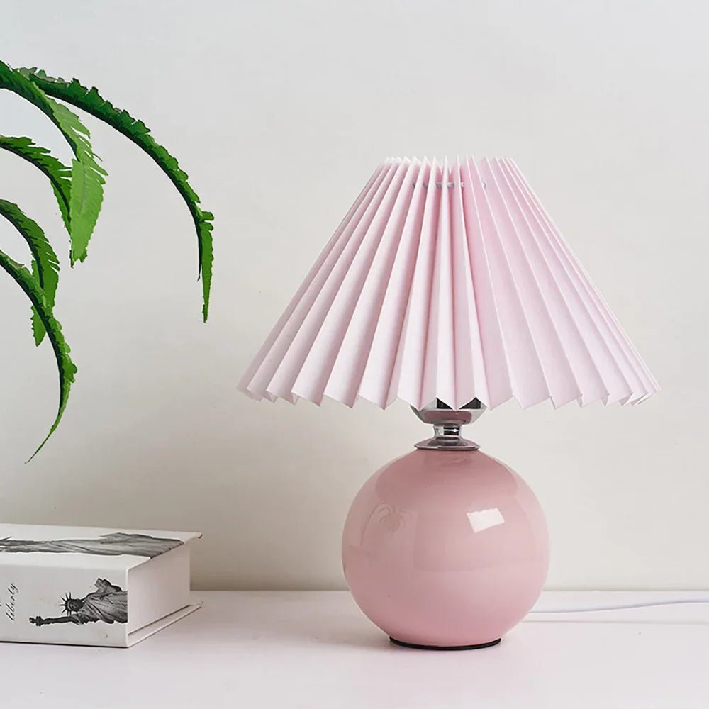 Aurora Foldable Lampshade Table Lamp For Bedside Reading Warmth
