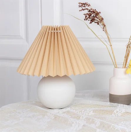 Aurora Foldable Lampshade Table Lamp For Bedside Reading Warmth