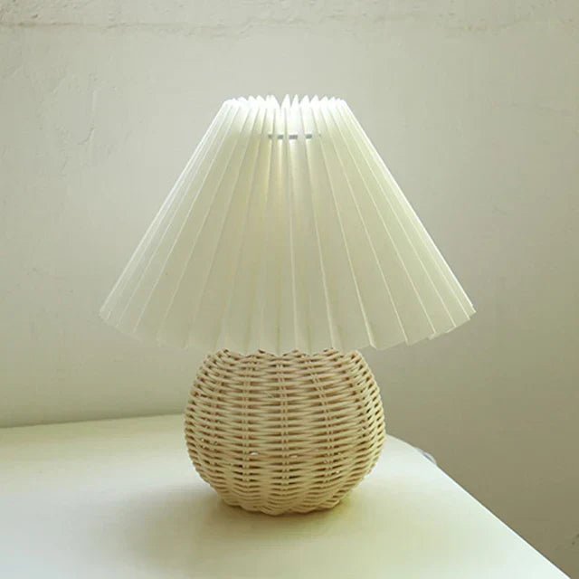 Aurora Foldable Lampshade Table Lamp For Bedside Reading Warmth
