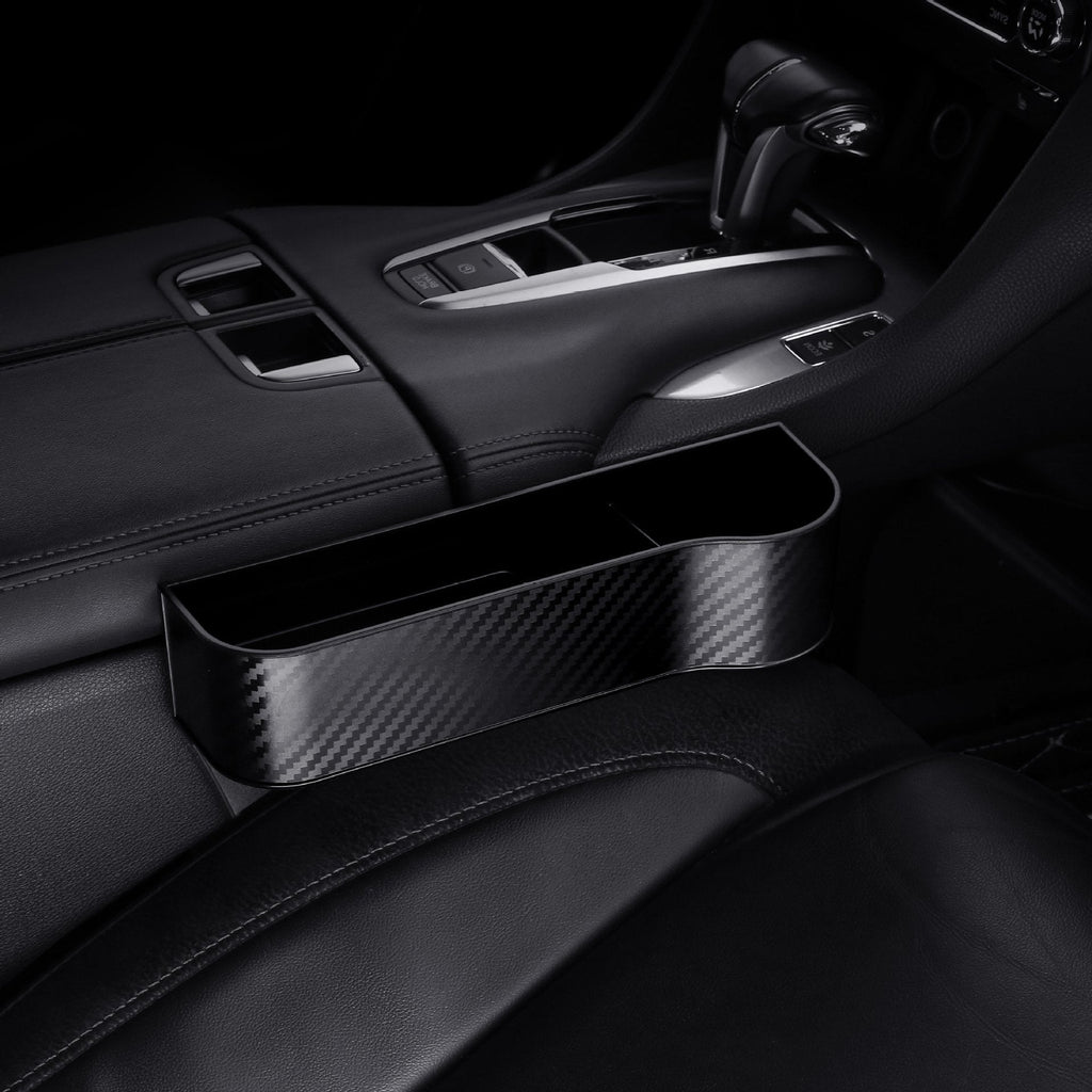 Kalsten Leather Car Seat Organizer With Cup Holder For Extra Storage
