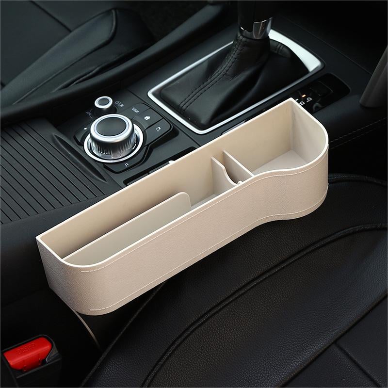 Kalsten Leather Car Seat Organizer With Cup Holder For Extra Storage