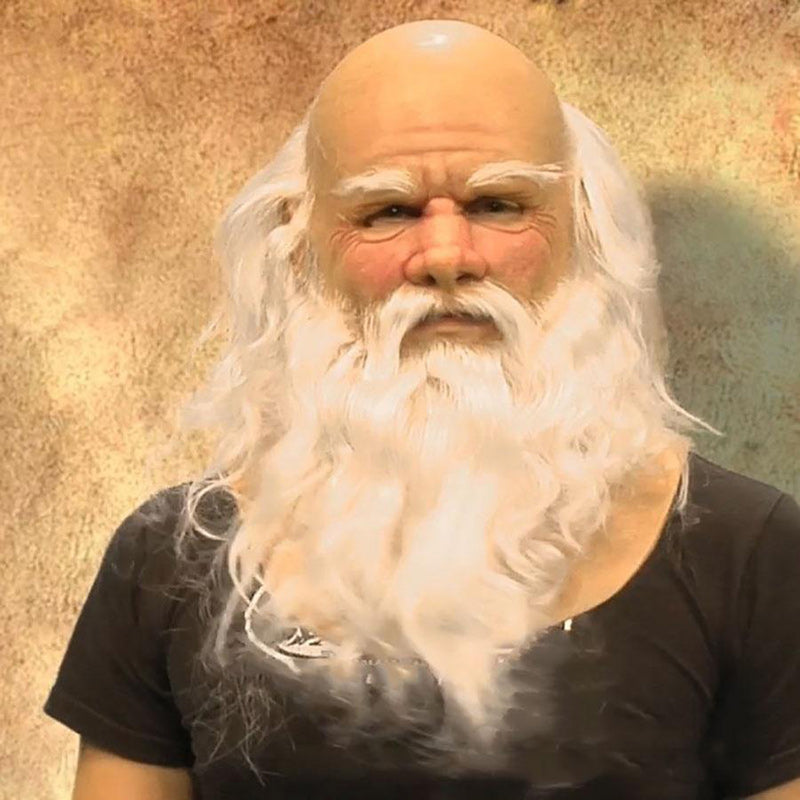 Lifelike Latex Mask For An Older Gentleman With Realistic Detail And Comfortable Fit