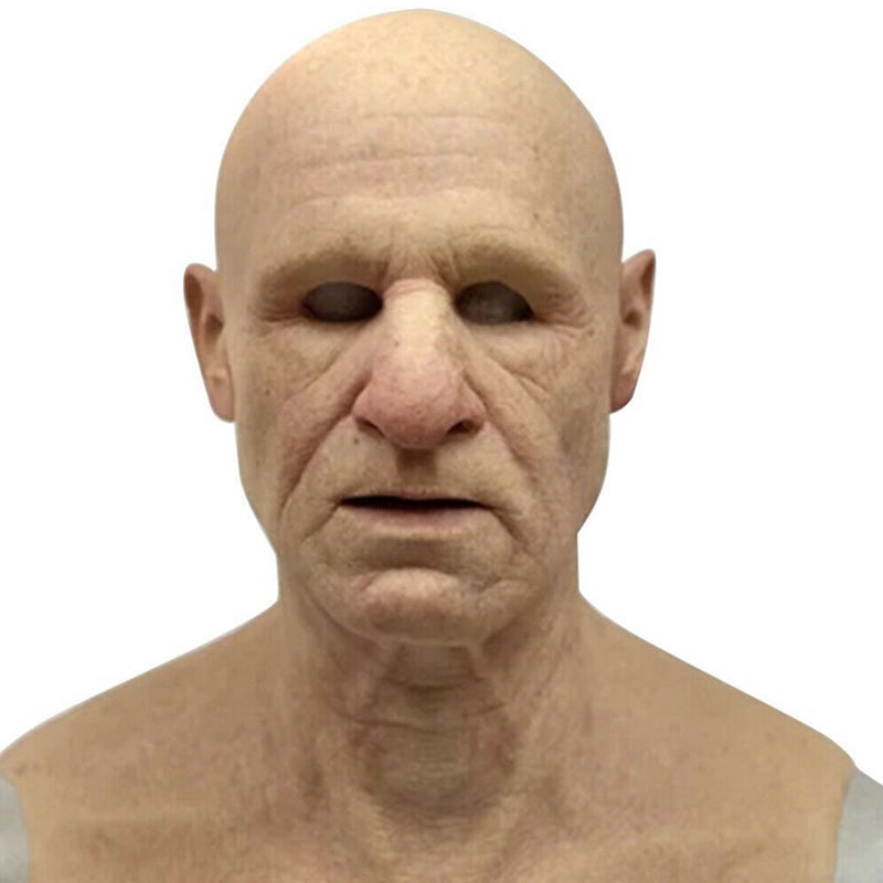Lifelike Latex Mask For An Older Gentleman With Realistic Detail And Comfortable Fit