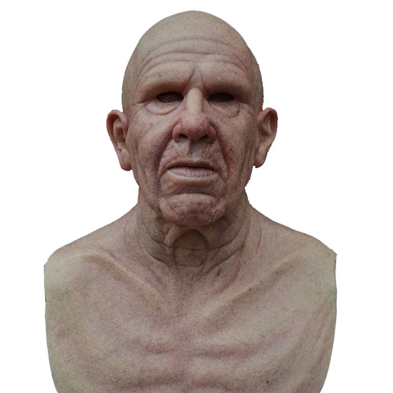 Lifelike Latex Mask For An Older Gentleman With Realistic Detail And Comfortable Fit