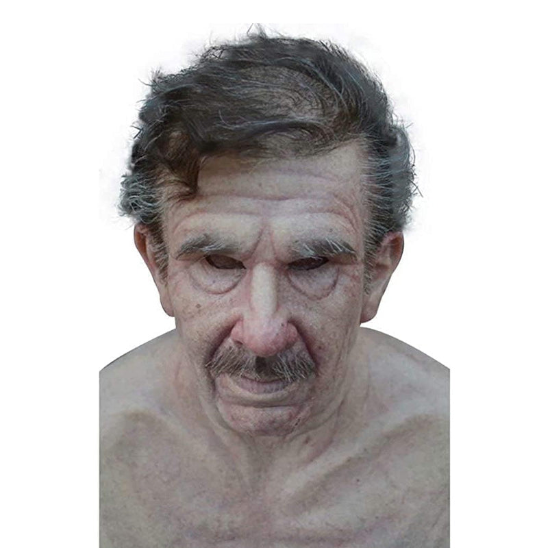 Lifelike Latex Mask For An Older Gentleman With Realistic Detail And Comfortable Fit