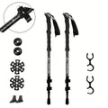 Featherweight Carbon Fiber Trekking Poles With Quick Lock System