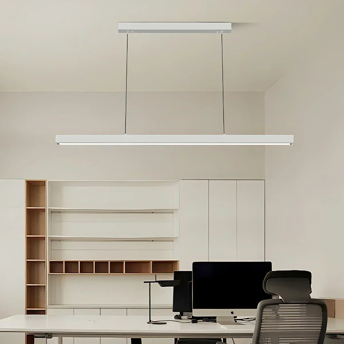 Contemporary Slim Pendant Light For Kitchen Island, Modern Fixture