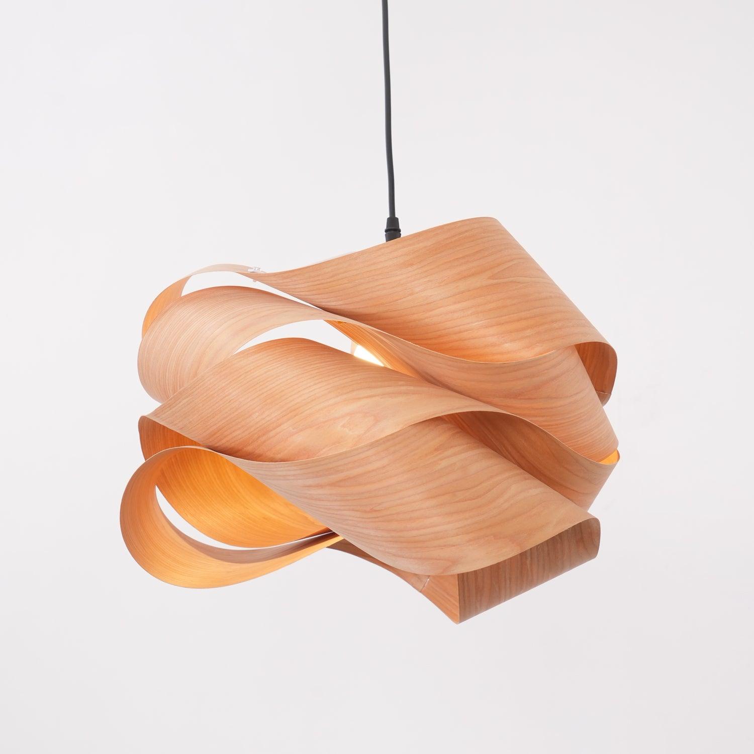 Elara Woodgrain Pendant Light For Dining Ambience Style