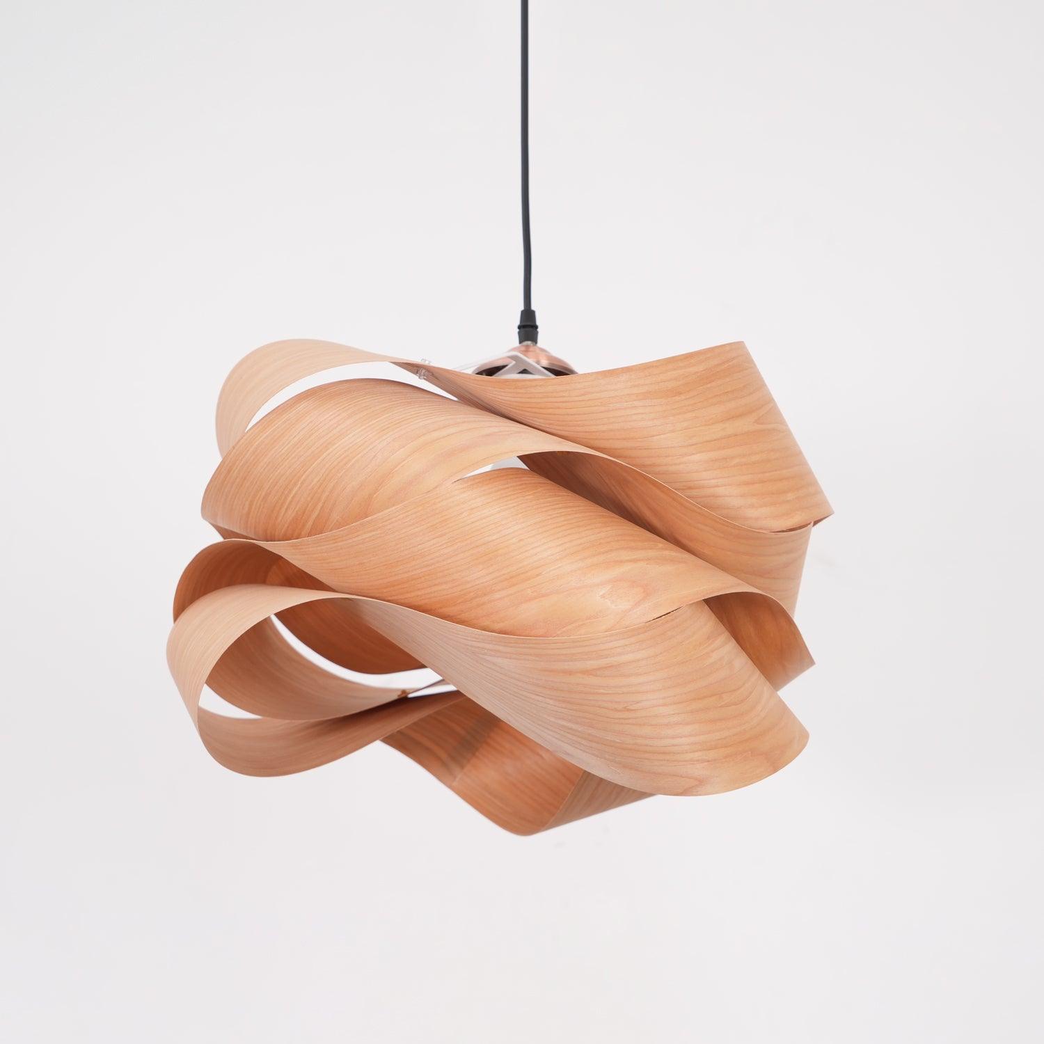 Elara Woodgrain Pendant Light For Dining Ambience Style