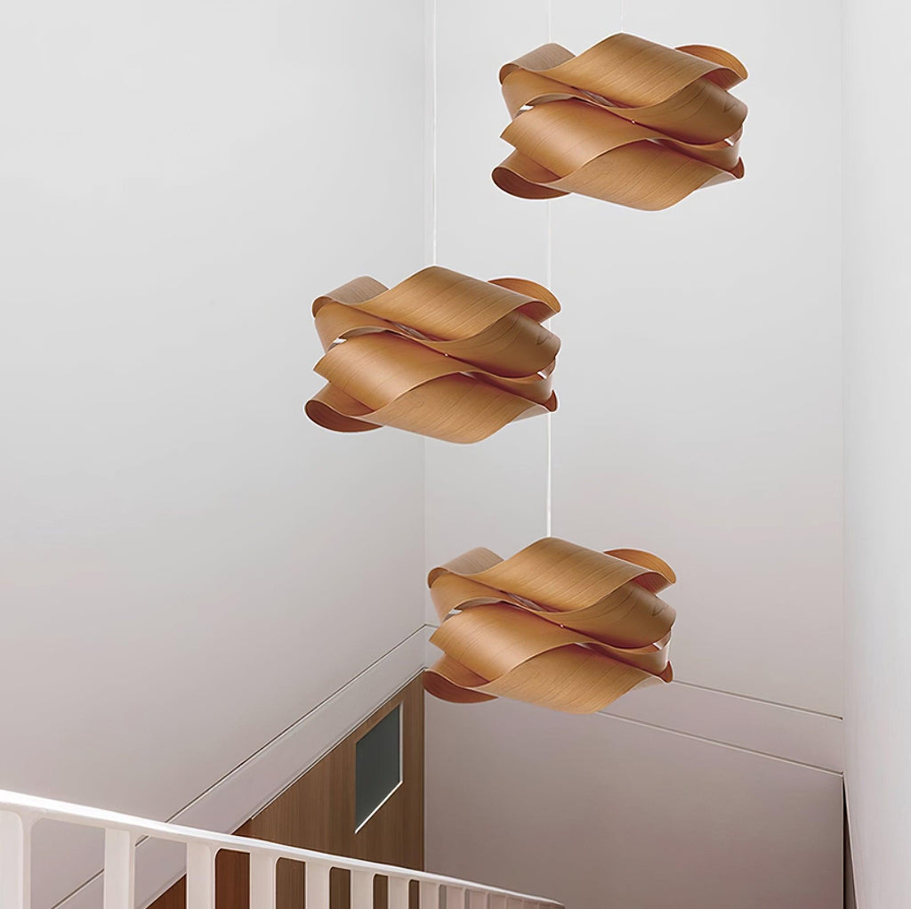 Elara Woodgrain Pendant Light For Dining Ambience Style