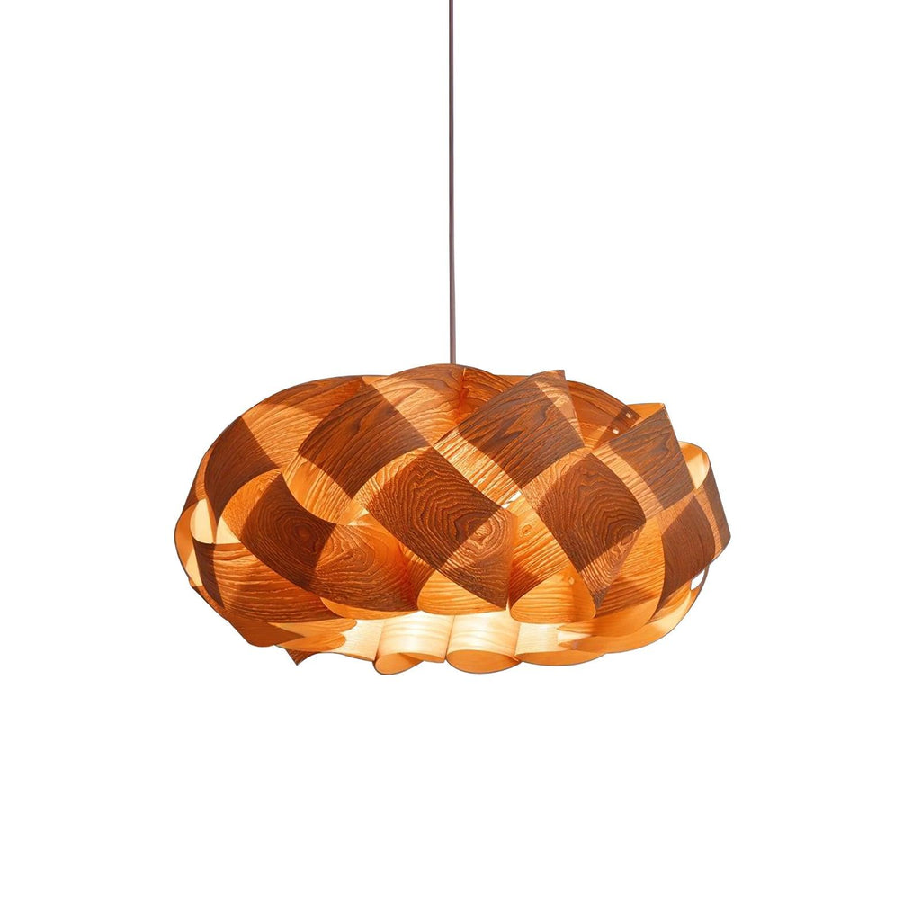 Elara Woodgrain Pendant Light For Dining Ambience Style