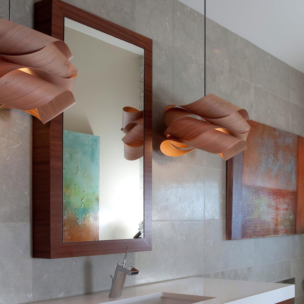 Elara Woodgrain Pendant Light For Dining Ambience Style