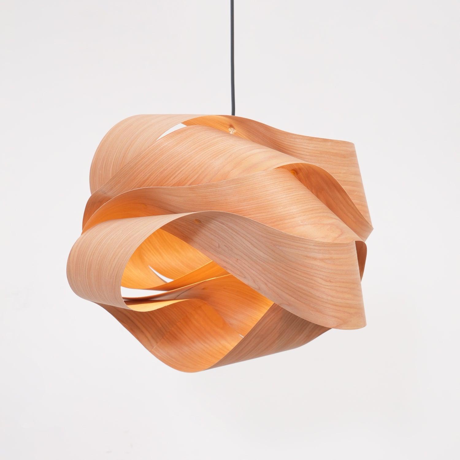 Elara Woodgrain Pendant Light For Dining Ambience Style