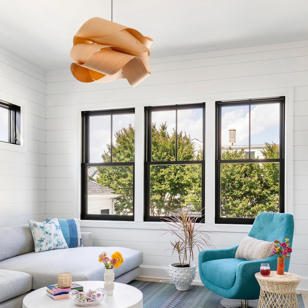 Elara Woodgrain Pendant Light For Dining Ambience Style