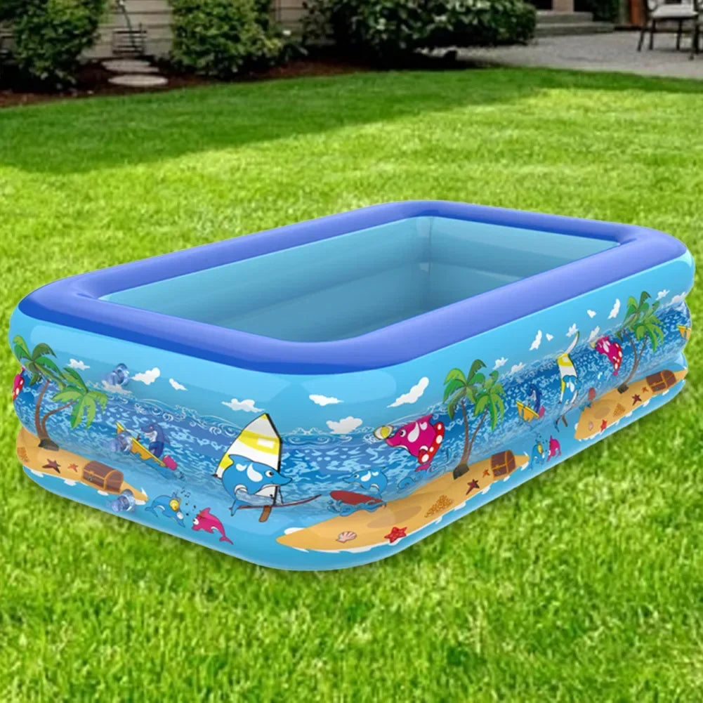 Luftolino Cartoon Design Paddling Pool For Kids Durable PVC
