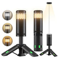 LumaPeak Telescoping Camping Lantern With 10,000 mAh Battery, Dimmable Outdoor Light