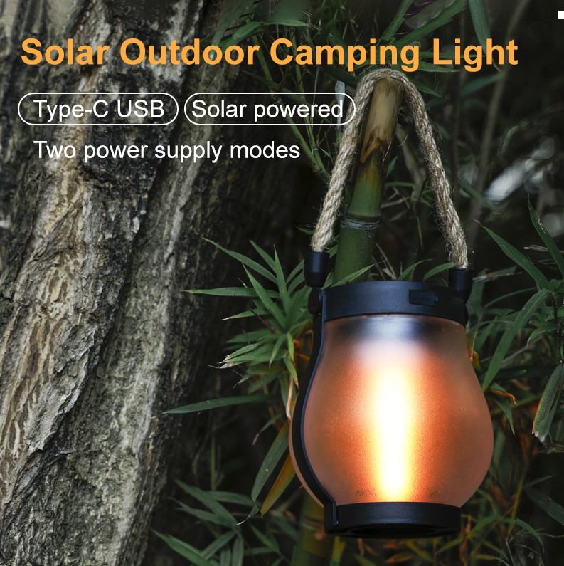 Lumosphere Rope-Handled Outdoor Lamp For Travel And Patio Ambience