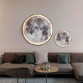Lunara Moonlit Wall Lamp For Indoor Spaces With LED Ambience In Multiple Sizes