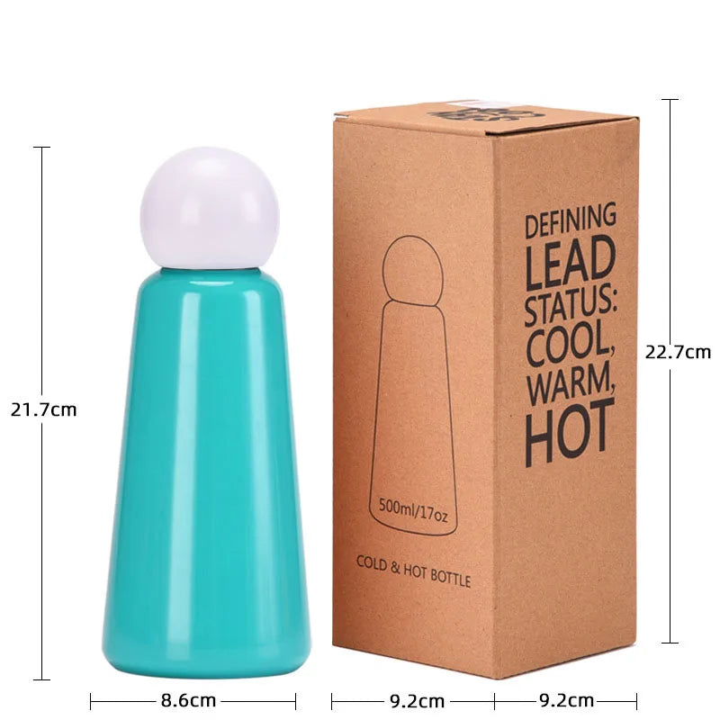 LuxDrop Water Bottle With Double Walled Insulation And Leak Proof Design For Hot Or Cold