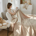 Luxurious Cooling Blanket With Muslin Cotton Layers For Airy Summer Nights