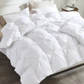 Luxurious Goose Down Duvet With Pinch Pleat For All-Season Comfort