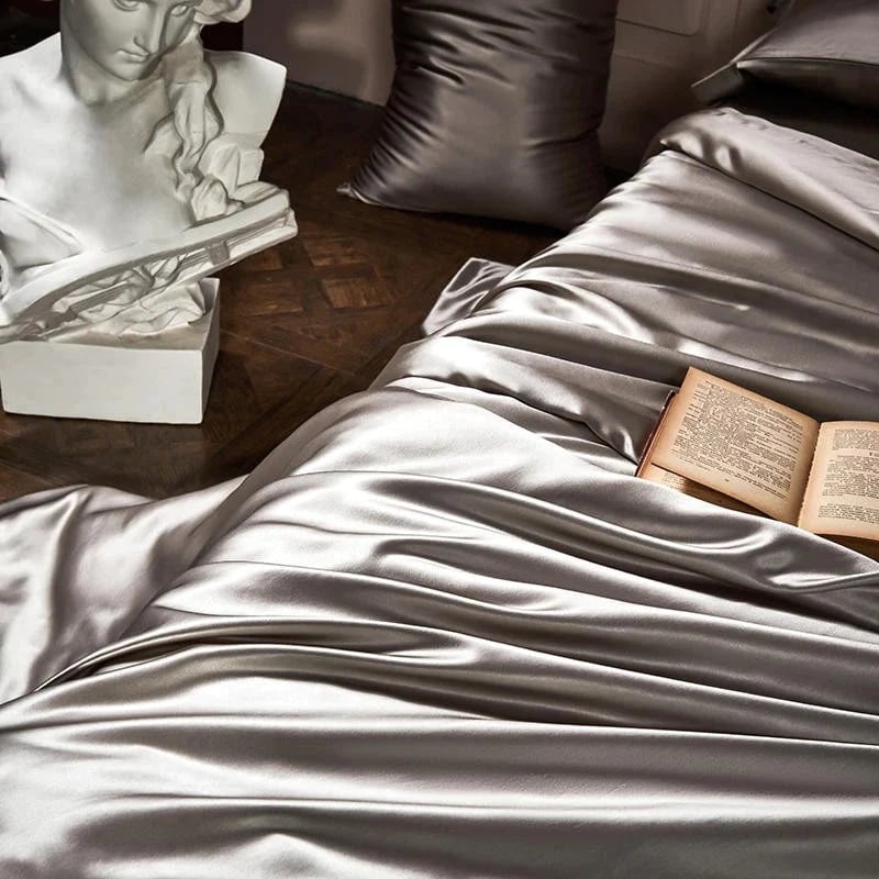 Mulberry Silk Bedding With Duvet Covers For Sensitive Skin And Hair