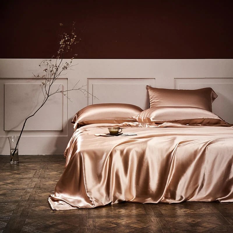 Mulberry Silk Bedding With Duvet Covers For Sensitive Skin And Hair