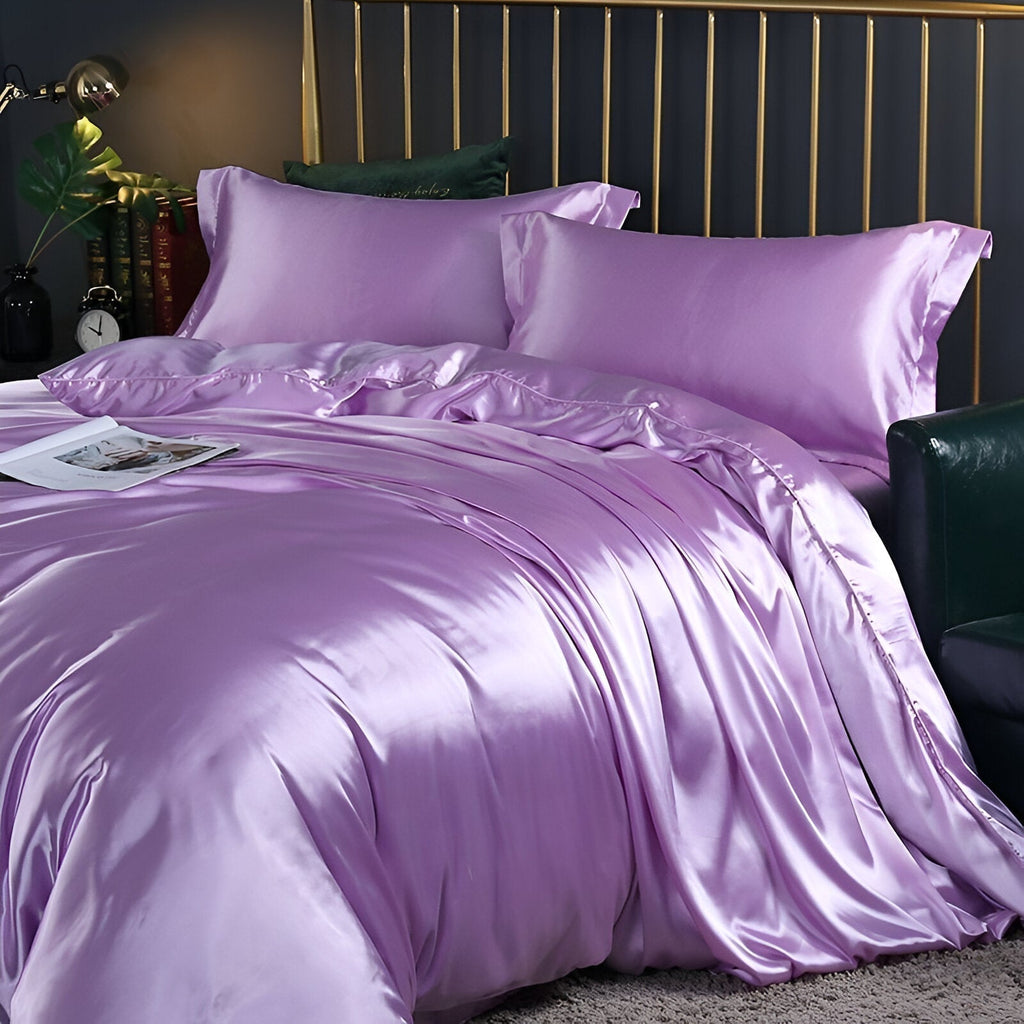 Silk Bedding Duvet Cover With Cooling Comfort For Refreshing Sleep
