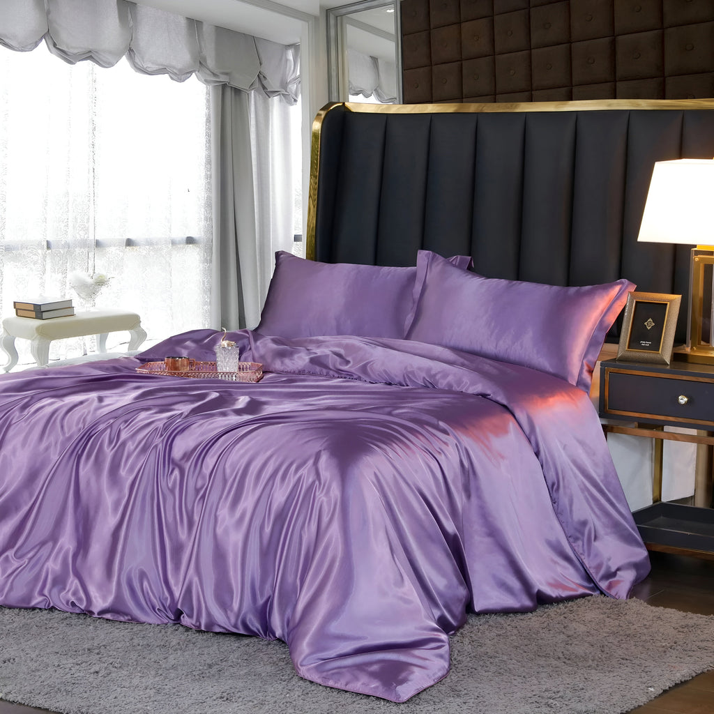 Silk Bedding Duvet Cover With Cooling Comfort For Refreshing Sleep