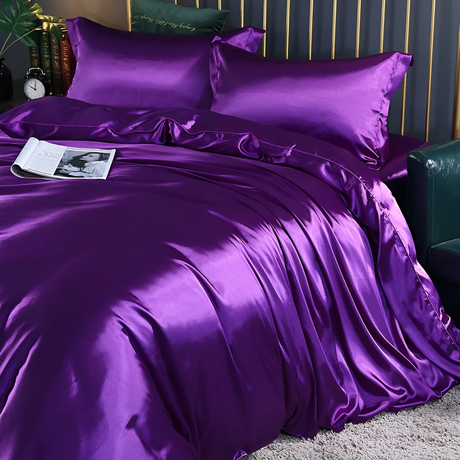 Silk Bedding Duvet Cover With Cooling Comfort For Refreshing Sleep