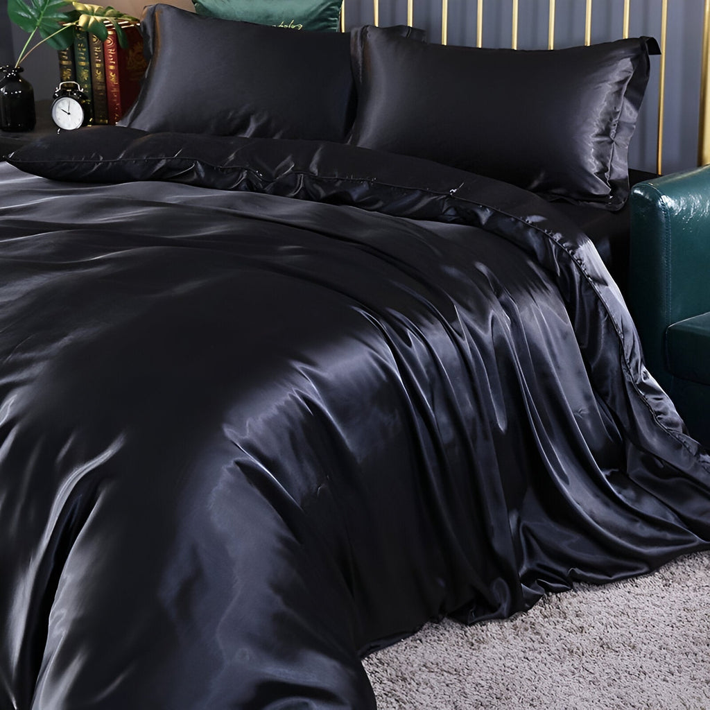 Silk Bedding Duvet Cover With Cooling Comfort For Refreshing Sleep