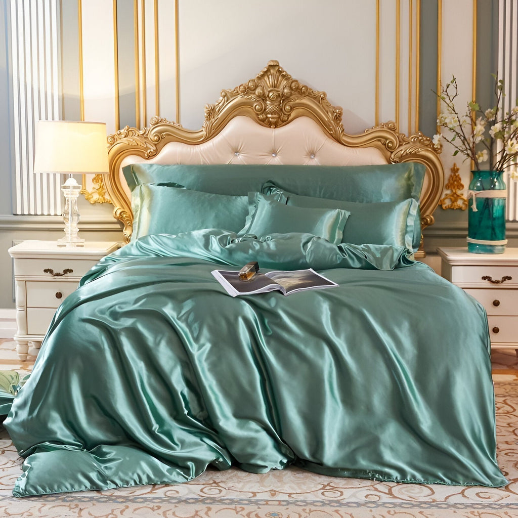 Silk Bedding Duvet Cover With Cooling Comfort For Refreshing Sleep