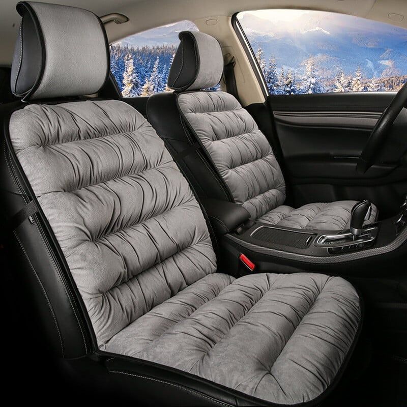 Luxury Car Seat Cover With Plush Cushioned Comfort For A Smoother Ride Universal Fit