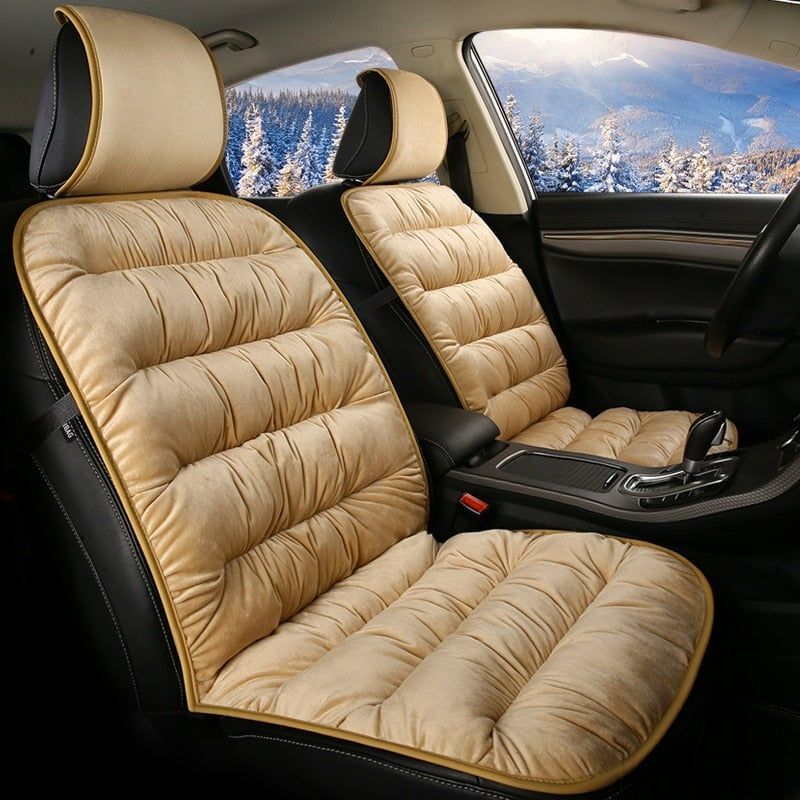 Luxury Car Seat Cover With Plush Cushioned Comfort For A Smoother Ride Universal Fit