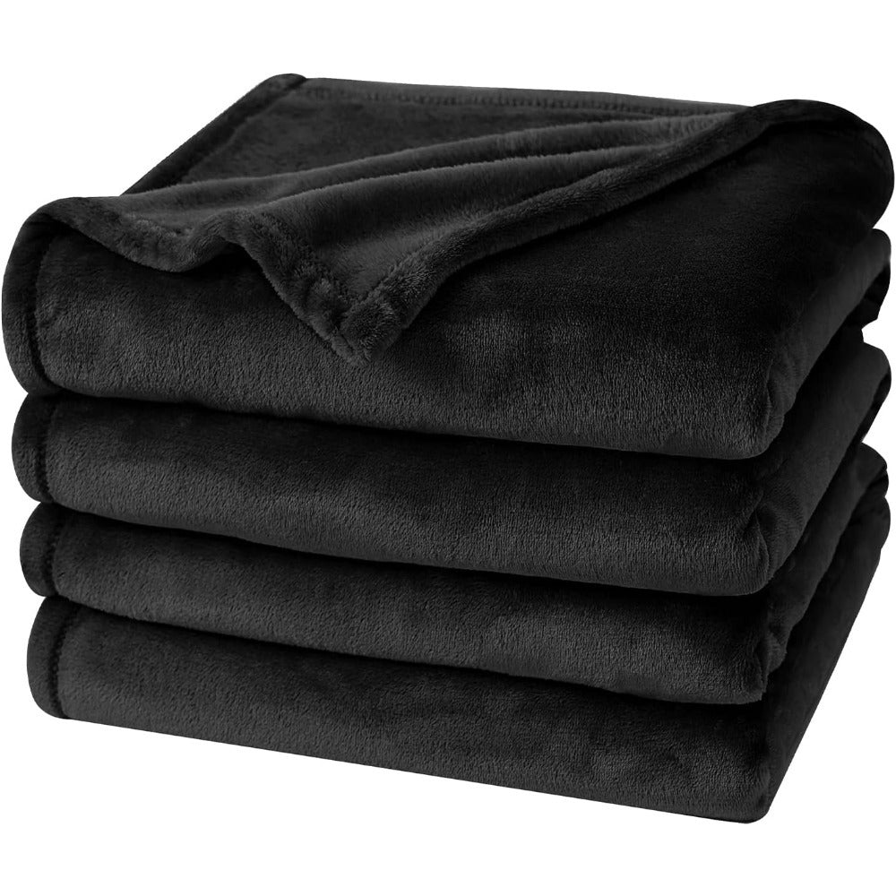 Luxurious Reversible Fleece Blanket With Soft Texture For All Season Comfort