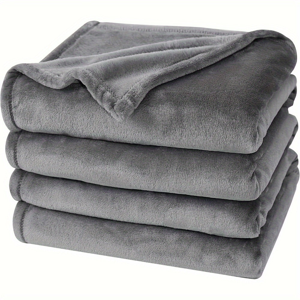 Luxurious Reversible Fleece Blanket With Soft Texture For All Season Comfort