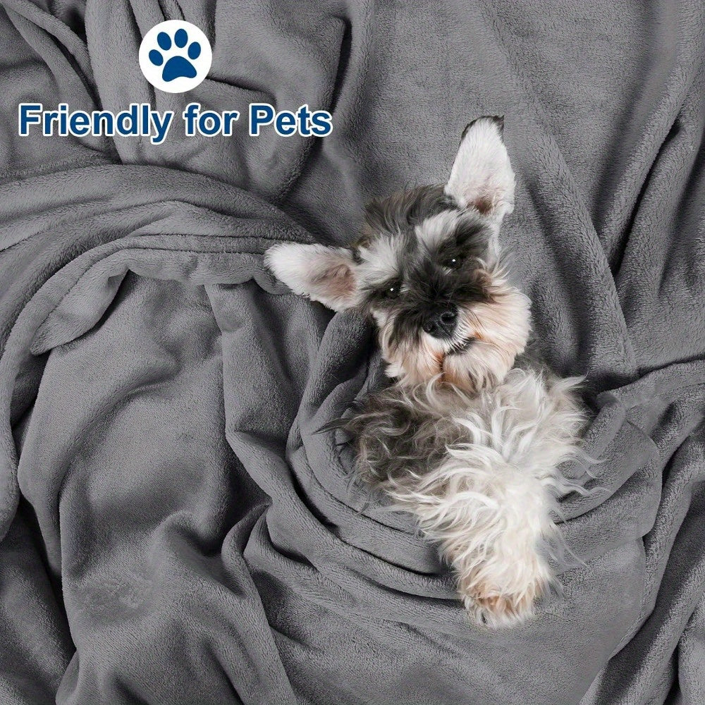 Luxurious Reversible Fleece Blanket With Soft Texture For All Season Comfort