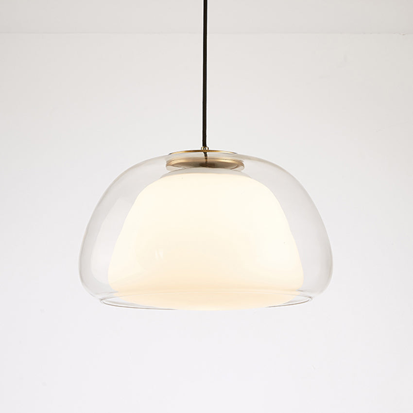 Aurora Milk Glass Pendant Light For Modern Ceiling Decor