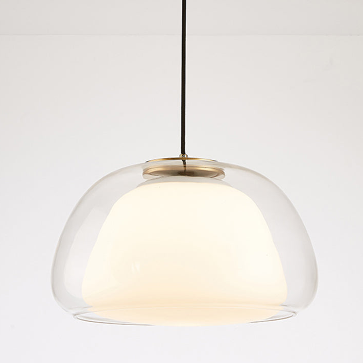 Aurora Milk Glass Pendant Light For Modern Ceiling Decor